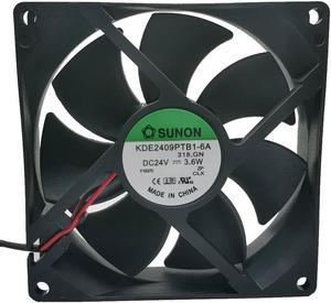 kde2409ptb1-6a DC24v 3.6w 90 * 90 * 25 Siemens frequency converter fan line 2