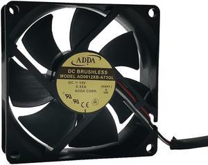 and Taiwan ADDA 8025 12V 0.55a 3-wire AD0812XB-A73GL high wind chassis fan