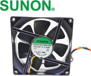 Sunon EF92251S3-Q000-S99 92mm 9225 12V 1.32W silent fan computer case PWM temperature control fan