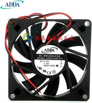 ADDA AD0812HB-D71 80*80*15 12V 0.19A 2 wire cooling fan