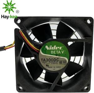 For Nidec M33406-68 DC 12 0.29A 3.48W 8CM 80X80X25MM Server Cooling Fan Double Ball