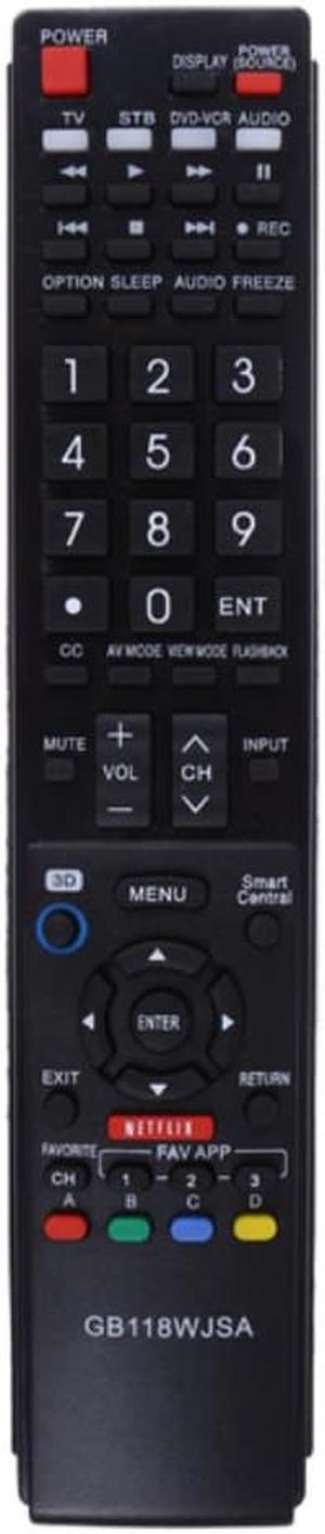 Universal Remote Control TV LED Television Remote Control Unit For SHARP AQUOS TV GB118WJSA GB005WJSA GA890WJSA GB004WJSA