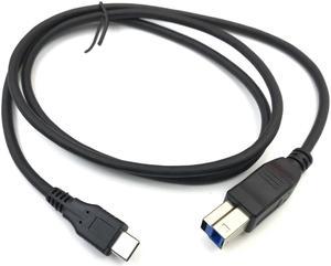 USB 3.1 Type C to 3.0 B BM Cable Data Transmission Connector 10Gbp/s for Phone Macbook Laptop Printer Hard Disk Scanner