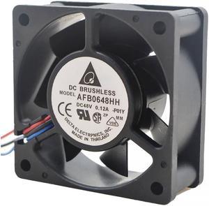 AFB0648HH 6CM 60MM 60*60*25MM 6*6*2.5CM 6025 48V 0.12A three-wire speed Server Inverter Cooling fan