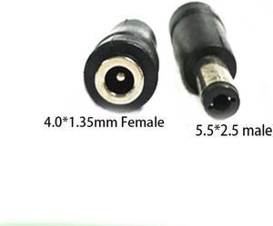 4.0*1.35mm Female to 5.5*2.5mm Male DC plug adaper For ASUS Laptop Power adapter DC plug