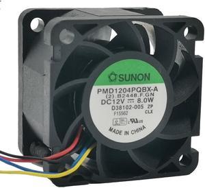 For SUNON PMD1204PQBX-A (2).B2448.F.GN DC 12V 8W 4028 40X40X28mm Server Cooling Fan PMD1204PQBX-A