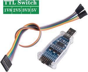 FTDI USB to 1.8V 2.5V 3.3V 5V TTL UART Switch Serial Adapter Module Support Win7/8/10/Android/Mac os