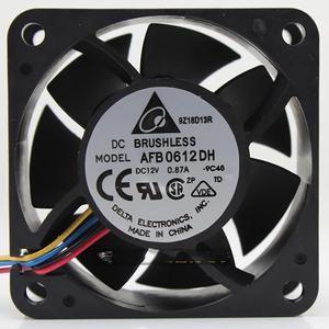 AFB0612DH 6025 6CM 60x60x25mm 12V 1.10A double ball 4 wire high speed large fan server fan