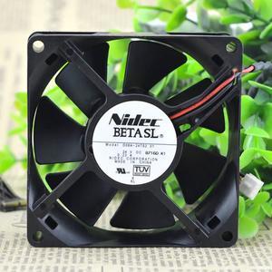 For NIDEC D08A-24TS2 01 24V 0.23A 8CM 80X80X25MM inverter cooling fan