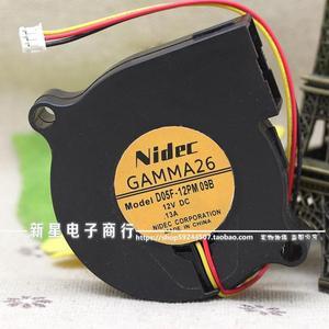 For Nidec D05F-12PM DC 12V 0.13A Cooling Server Blower Fan 5CM 50MM 50*50MM 5015 cooler blower