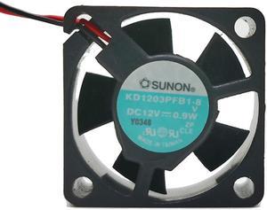 For DC 12V 0.9W 18000RPM KD1203PFB1-8  2 line 3010 magnetic suspension cooling fan