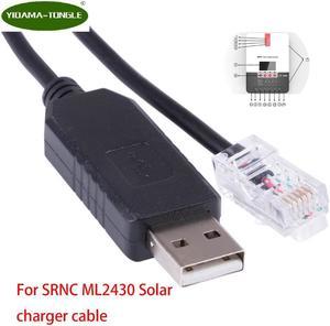 FTDI USB RS232 Serial to RJ12 6P6C Adapter Converter Network Cable for SRNC ML2430 Solar Charger mppt solar charger controller