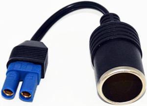 Portable EC5 Cigarette Lighter Socket Adapter Connector For 12V Car Booster Car Jump Starter