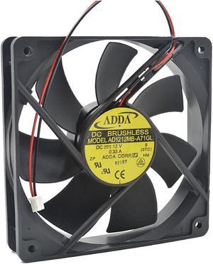 FOR ADDA AD1212MB-A71GL 120*120*25mm 12cm 129mm 2,050rpm 80.5CFM chassis mute power dedicated cooling fan