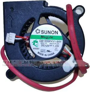 For Sunon 5020 GB1205PKV3-8AY 12V 1.1W GB1205PKV3-8AY 12V 1.4W dc Blower Centrifugal Projector Cooling Fan 50x50x20mm