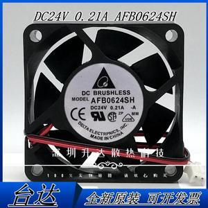 delta AFB0624SH DC24V 0.21a 6025 ultra silent 6cm frequency converter cooling fan