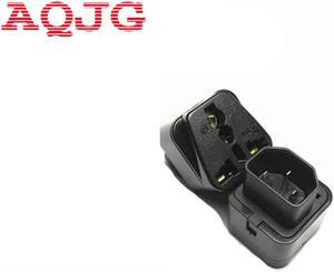 1 to 2 IEC 320 C14 Male to C13 Female Power Adapter PDU/UPS C13 Universal Female AU/US/UK/EU special conversion plug AQJG