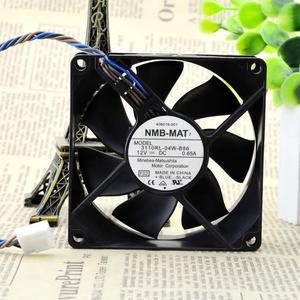 for NMB-MAT 3110RL-04W-B86 F02 DC 12V 0.65A 4-Wire 8CM 80x80x25mm Server Cooling Fan