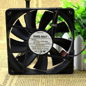 For NMB 4710KL-04W-B56 12cm 12025 120X120X25mm DC12V 0.72A 4-wire PWM industrial case axial cooling fans