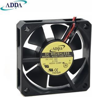 For ADDA AD0612MB-D70GL 6015 DC 12V 0.11A 60*60*15 mm DVR fan power supply fan