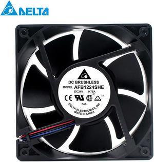 For delta AFB1224SHE 1238 12cm 120mm DC 24V 0.75A server inverter axial blower cooling fan