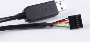 CP2102 USB to 6Pin 2.54mm Dupont RS232 Serial Converter Adapter Cable