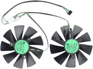 For ASUS R9 280X-DC2T-3GD5-V2 Graphics Card Cooling Fan T129025SU 5Pin