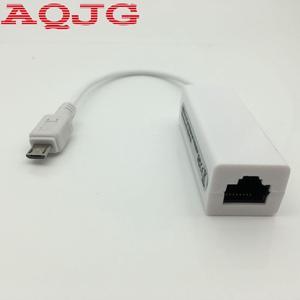 Micro Mini 5pin USB To RJ45 10/100M Ethernet Network Adapter For SamsungTable PC  White also have Micro to rj45 Huawei AQJG