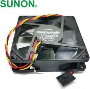 For SUNON EE80201S1-0000-G99 XMN4N A00 DC 12V 0.6A 80x80x20mm Server Cooling Fan 4 WIRES PMW