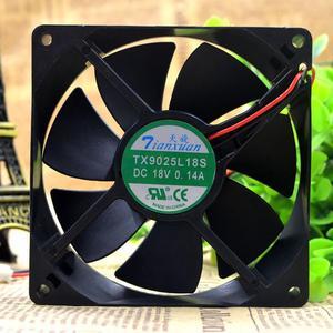 TX9025L18S DC 18V 0.14A 9CM 9025 refrigerator thermostat cabinet cooling fan 90X90X25MM