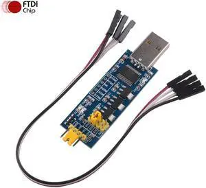 FTDI USB to 4P 2.54mm Terminal Block 1.8 2.5 3.3v 5v TTL UART Logic Level Serial Converter Adapter