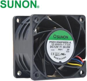 PSD1206PMBX-A 6038 6CM 30W SUNON Double Ball Fan 6038 For Ant S7 S9 Shenma M3 Power supply cooling Fan  Super violent wind