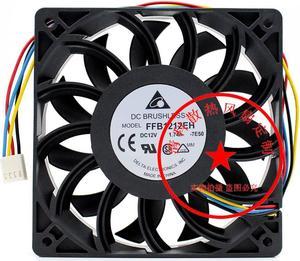 for delta FFB1212EH=PFB1212EH 12V 1.74A 12CM 12025 dual ball bearing fan violence for 120*120*25mm For molex 4D connector