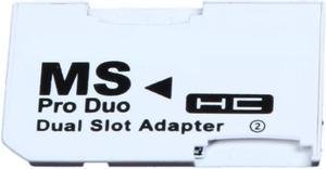 Single Dual Slot Cards Reader Micro SD SDHC TF to MS Memory Stick Pro Duo Reader for PSP Cards Adapters