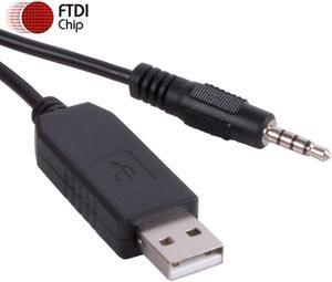 FTDI USB to 3.5mm 4 Way Stereo Jack Socket TTL UART Level Serial Cable for Thorlabs K10CR1(/M) Stepper Motor Rotation Mount