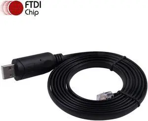 USB to RJ12 6P6C RS232 FTDI Serial Converter APC PDU Cable for APC UPS 940-0144