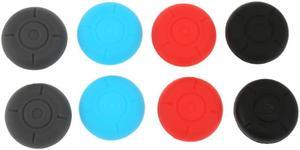 8pcs Silicone Thumb Grip Joystick Cap Replacement Thumbsticks Caps Cover Protector for Nintendo Switch Joy-Con Controller