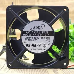 For ADDA AA1281HB-AT 120*120*38MM AC 110V - 120V 12CM dual ball bearing cooling fan