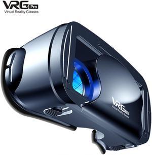 VRG Pro Blu-ray 3D VR Headset Wide-angle Smart Virtual Reality Glasses Helmet for 5-7 inch Smart Phone Video Game Binoculars