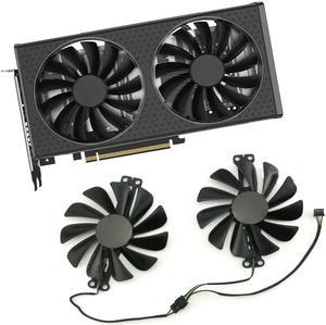 For XFX RX 6500XT 4GB Speedster Graphics Card Cooling Fan CF1015U12S