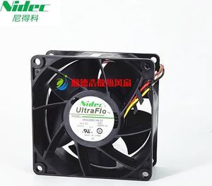 V80E24BS1A5-52 E02 DC 24V 0.47A 80x80x38mm 3-wire Server Cooler Fan