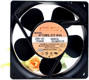 For NMB-MAT 4715MS-23T-B4A A00 AC 230V 15/13W 120x120x38mm Server Cooling Fan