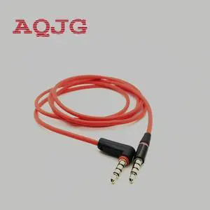 10cm 90 Degree Angled Short 4 pole 3.5mm to 3.5mm Audio Cable Plug jack 3.5 male to male Car Sound Wire headphone for phones