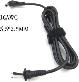 DC 5.5 x 2.5 mm Laptop Power Connector Jack Plug Adapter Charger Cable Cord 16AWG for Asus Lenovo Notebook Charger Supply 150W