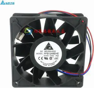 48V 0.54A PFB1248EHE-ROO 12038 120mm cooling fan drive stall alarm for Delta 120*120*38mm