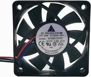 delta 6015 12V 0.36A 6cm/cm 4-wire CPU chassis fan AFB0612VHC