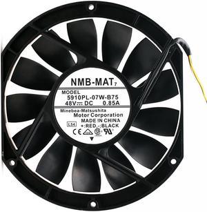 For NMB 5910PL-07W-B75 17025 17cm 170mm DC 48V 0.85A slim industrial cabinet cooling fan