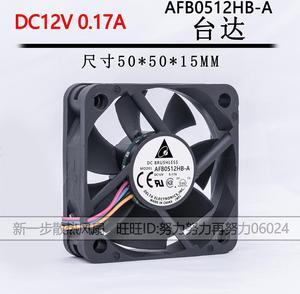 For DELTA AFB0512HB B902 DC 12V 0.17A 50x50x15mm Server Cooling Fan