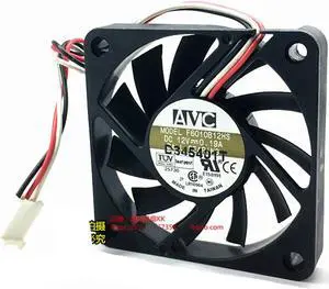 For AVC F6010B12HS 12V 0.19A 6010 60x60x10mm 6cm server cooling fan