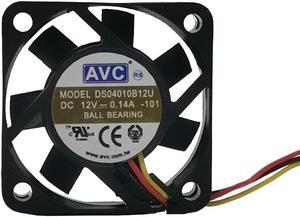 AVC 4010 double ball 4cm fan 12V 0.11A DS04010B12H  large air volume CPU fan